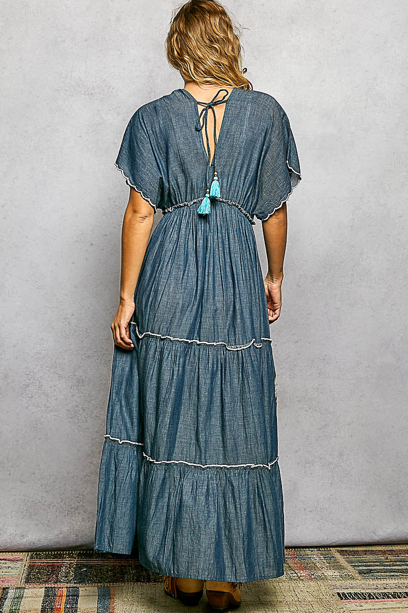 Misty Canyon Cotton Dress