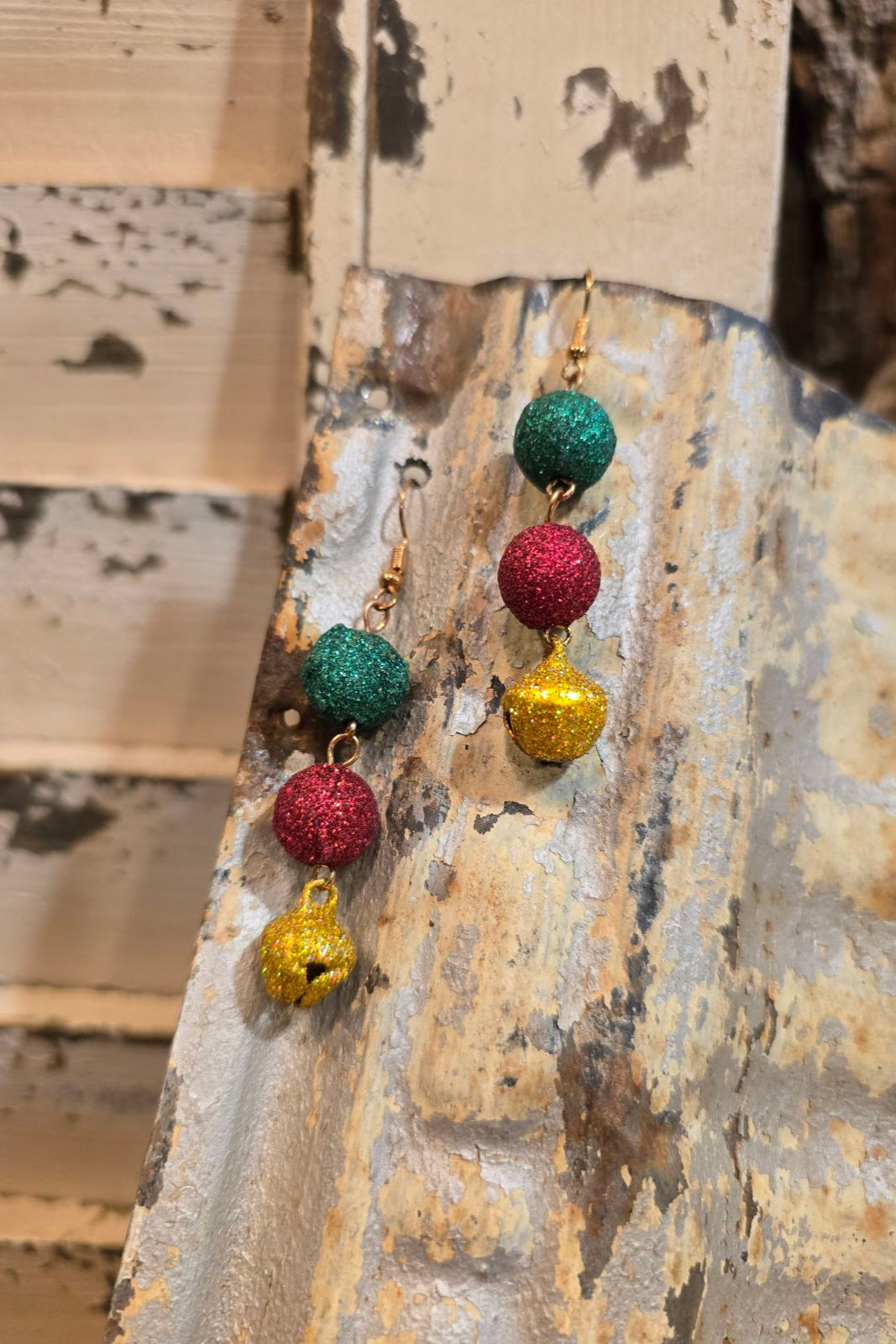 Sparkle Jingle Ornament Earrings