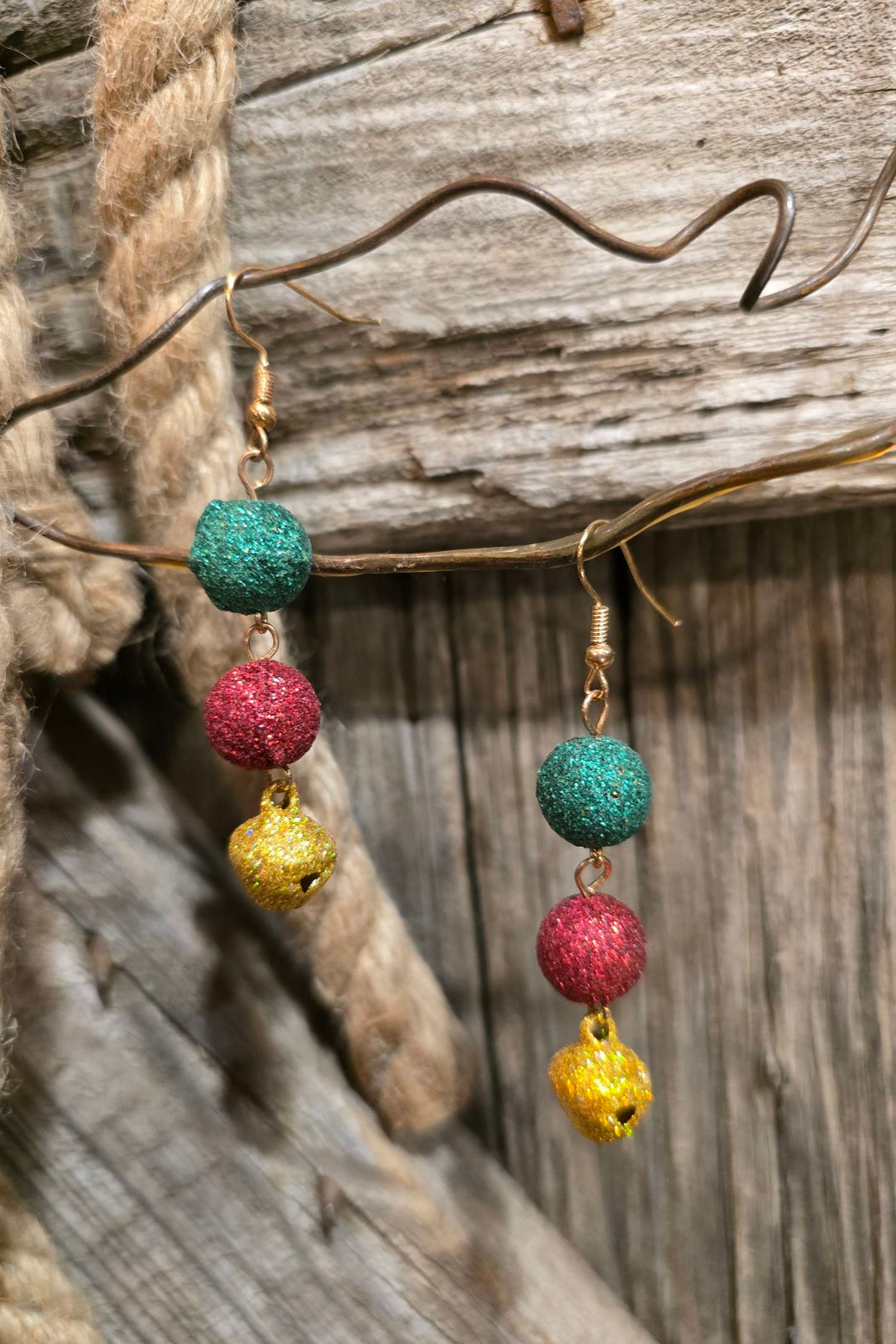 Sparkle Jingle Ornament Earrings