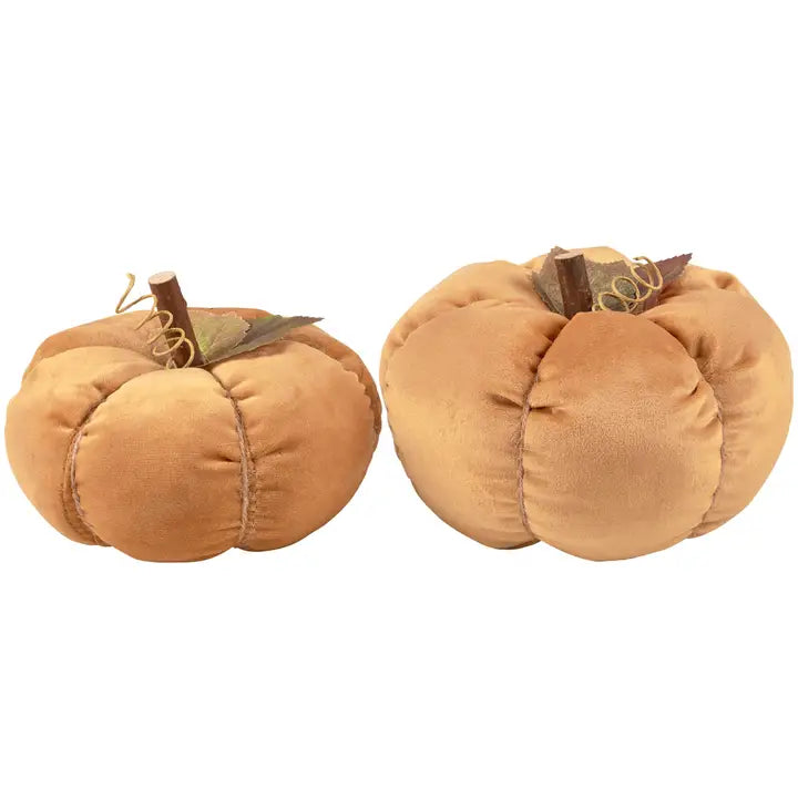 Pumpkin Set Orange Velvet