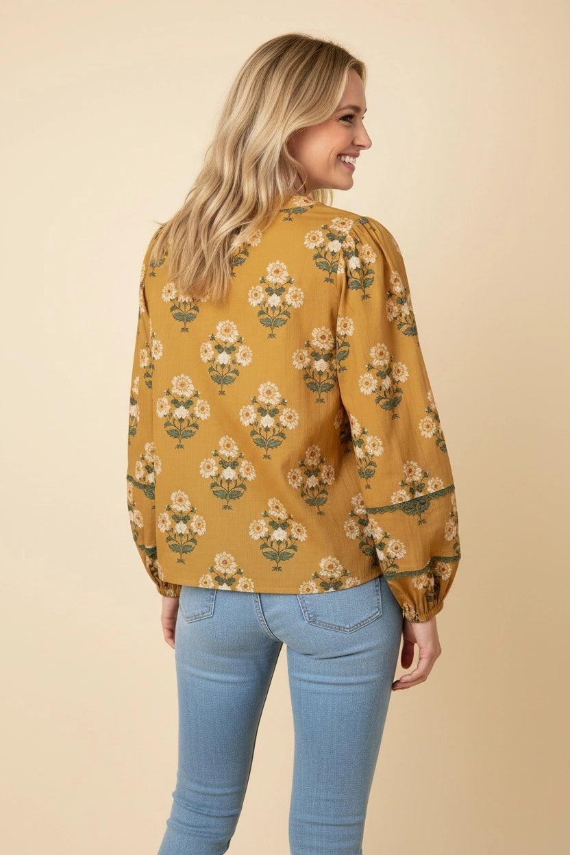 Marigold Meadow Blouse