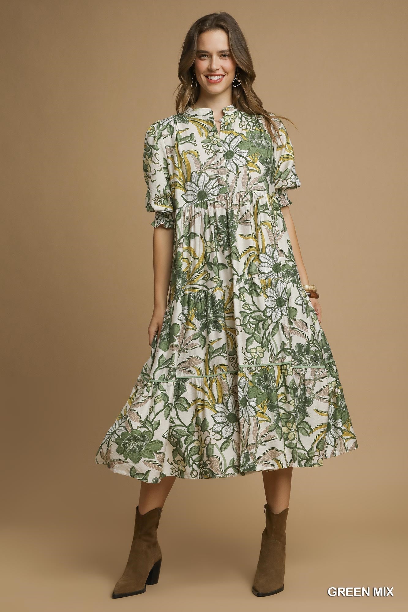 Evergreen Embers Dress
