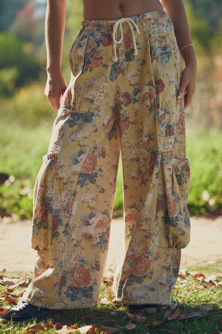 Sunshine Blossom Pocket Pants