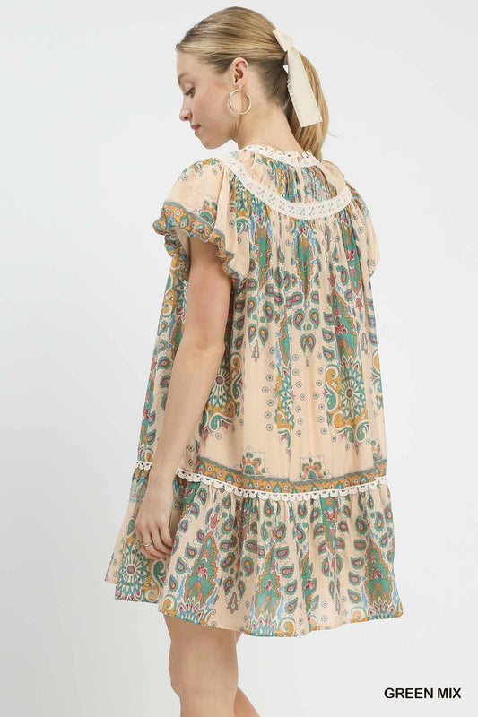 Gypsy Canvas Mini Dress