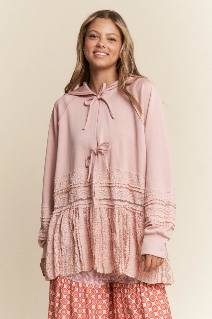 Soft Bloom Hooded Cardigan