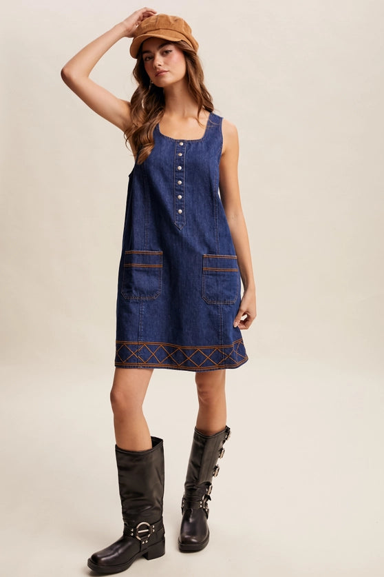 Canyon Road Denim Dress Farm Girls Fancy Frills Canyon Road Denim Dress Farm Girls Fancy Frills