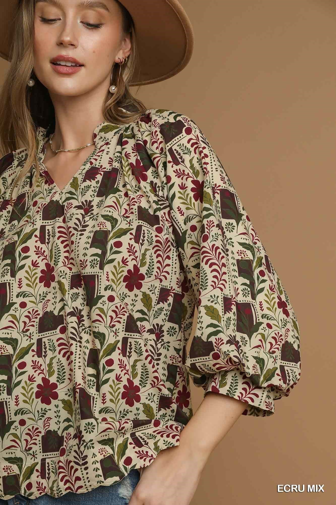 Fern Berry Blouse