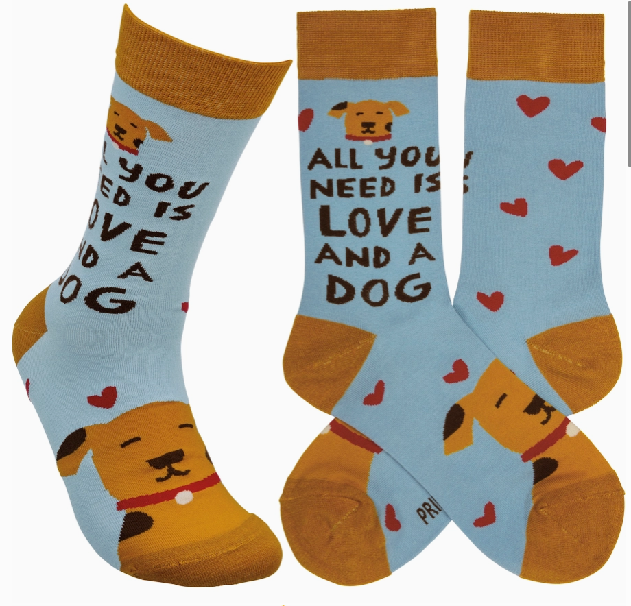 All You Need Is Love and A Dog Socks