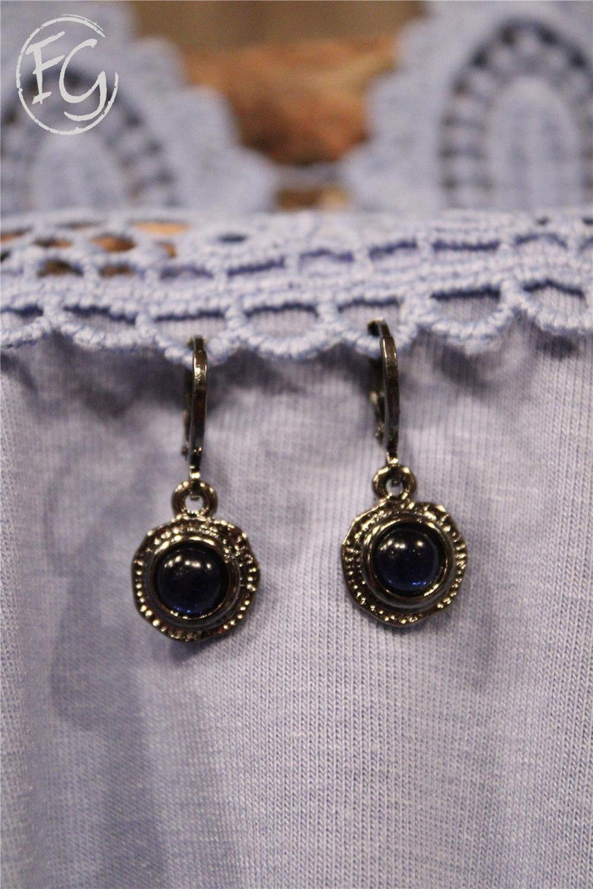 dangle earrings, farm girls fancy frills