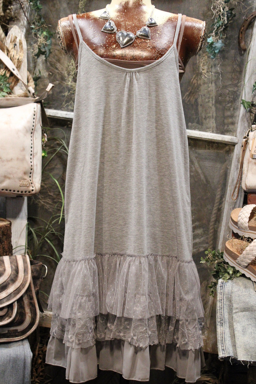Lovely Layers Grey Dress Extender XL Lovely Layers Grey Dress Extender XL