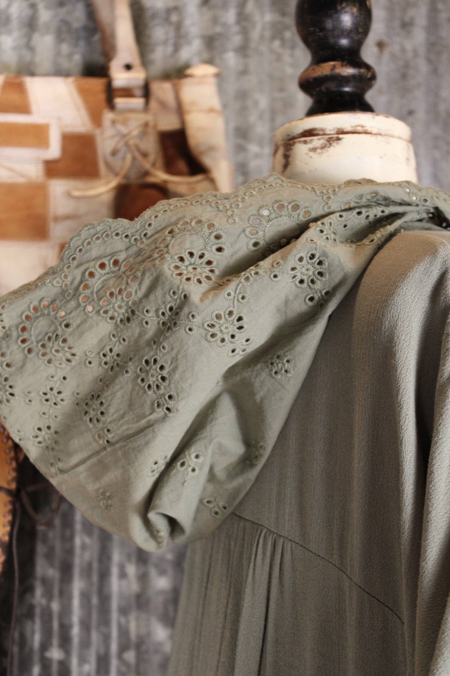 Enchanted Olive Hooded Tunic