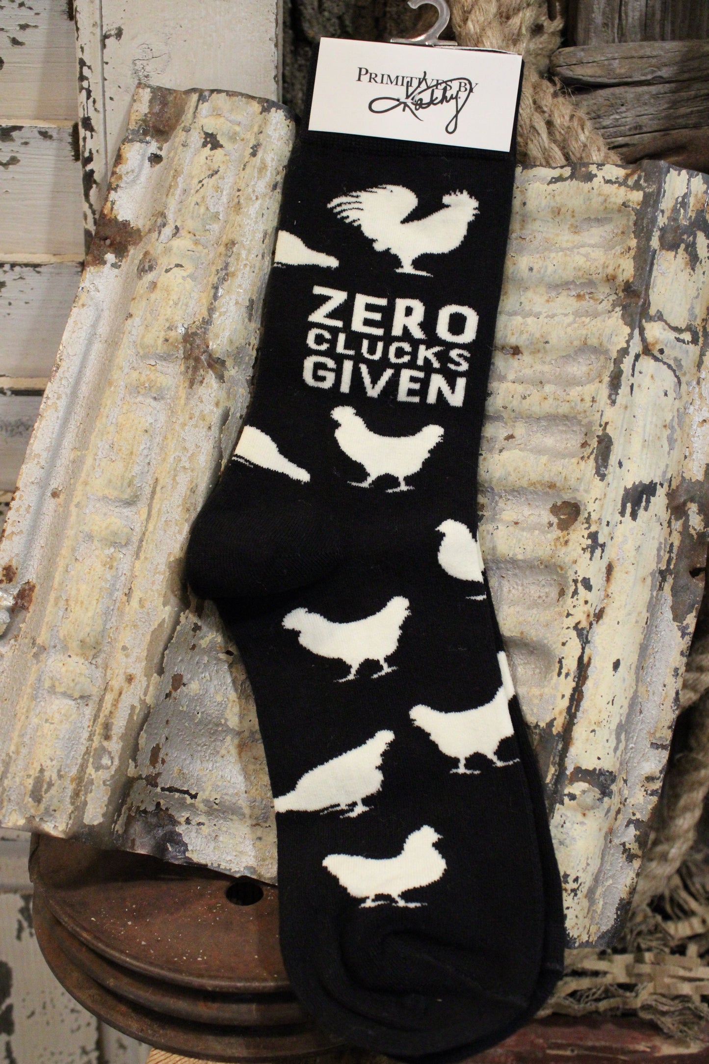Zero Clucks Given Socks