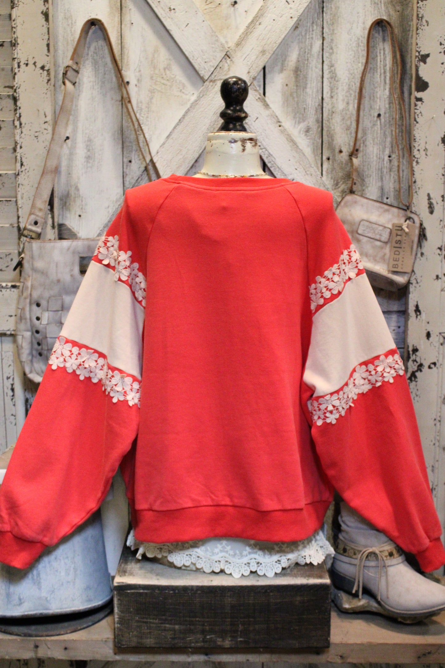 Joy Blooms Cotton Sweatshirt