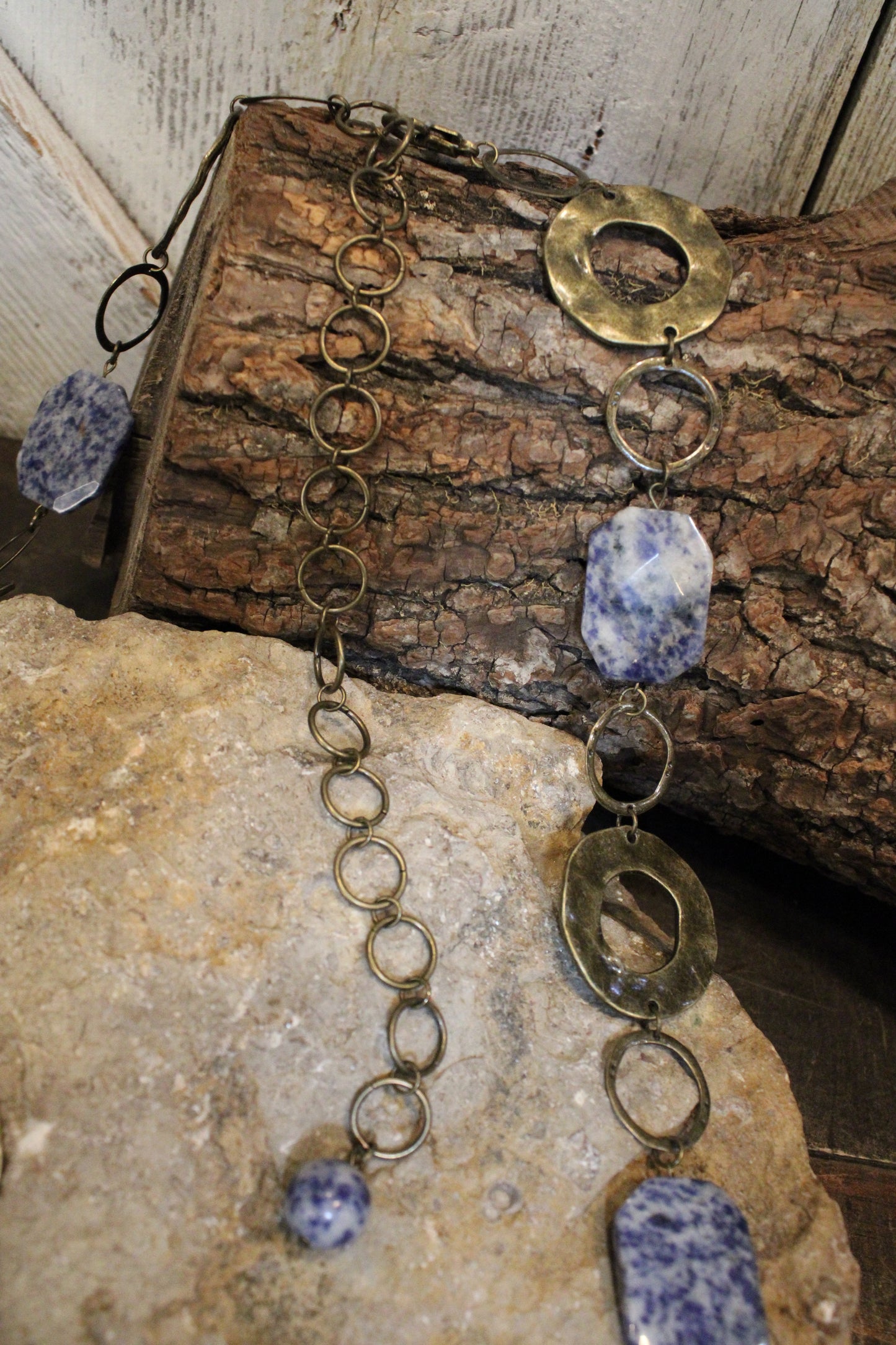 Lizzie Sodalite Belt