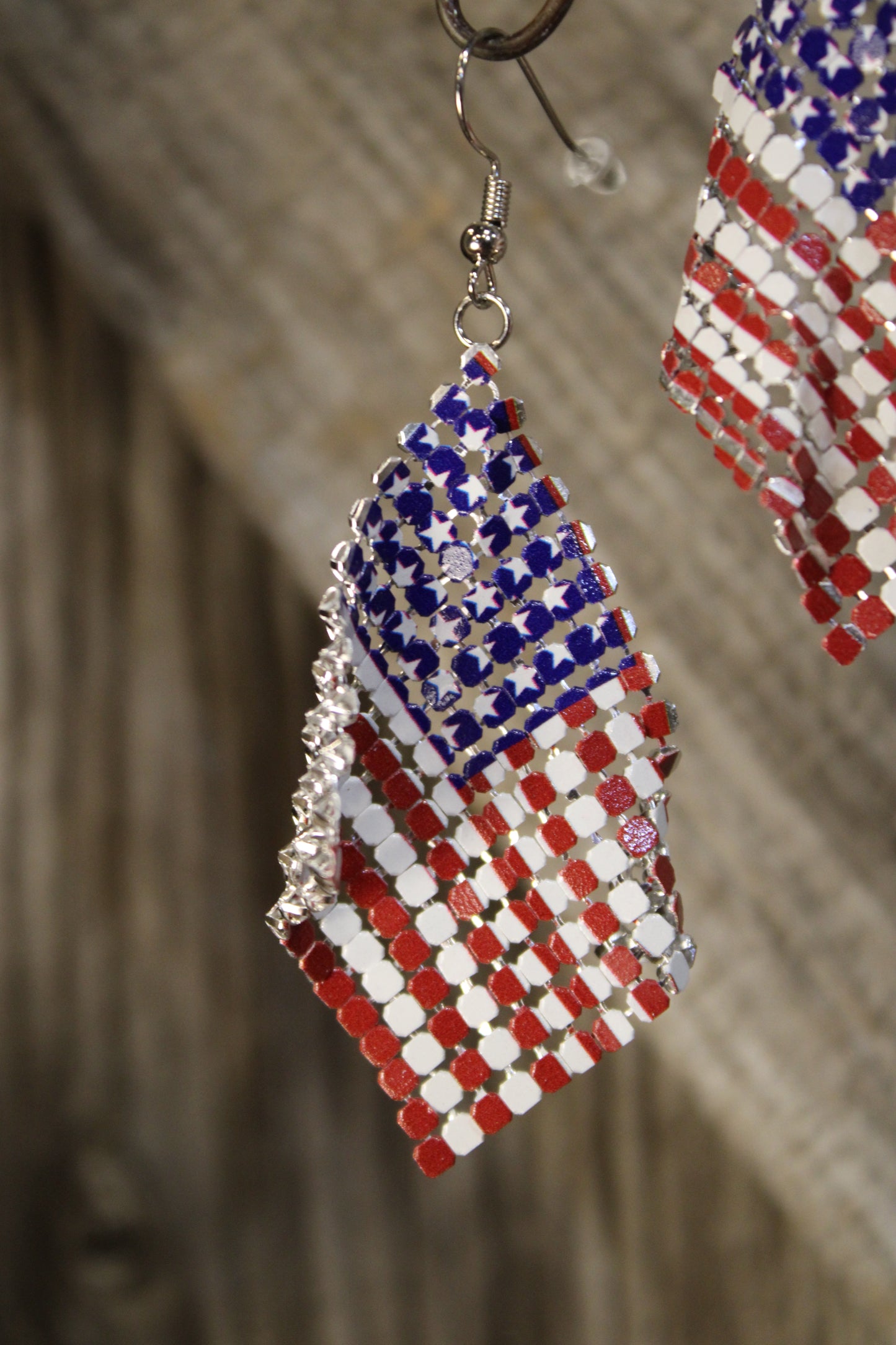 American Heritage Mesh Chain Earrings