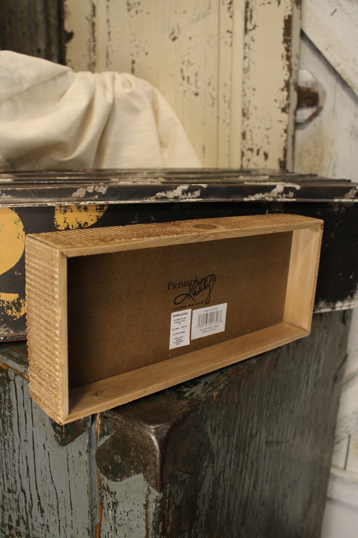 Happy Kind Humble Inset Box Sign