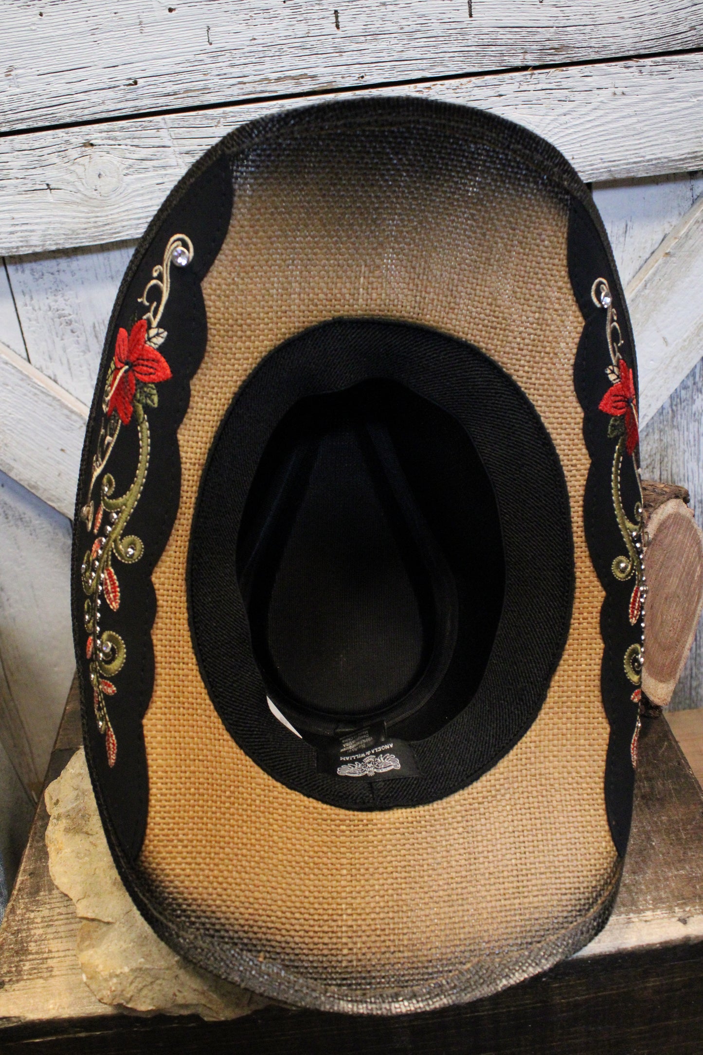 Western Wildflower Embroidered Hat
