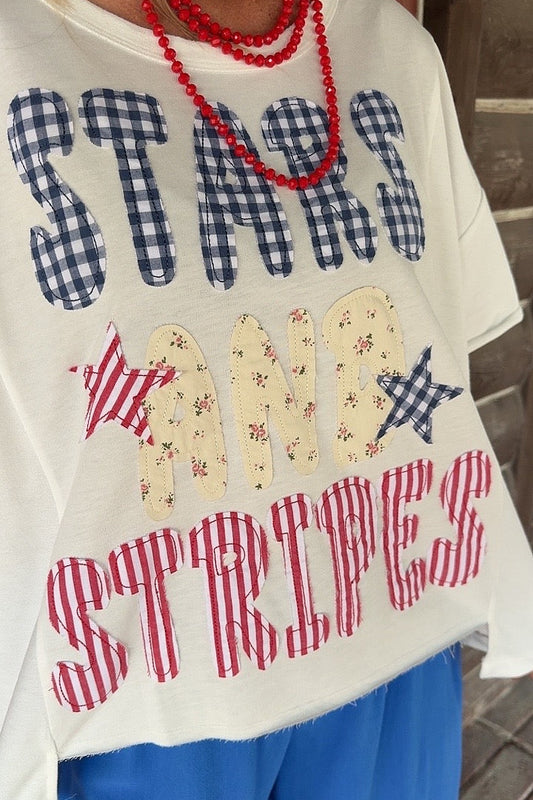 Stars & Stripes Oversize Top