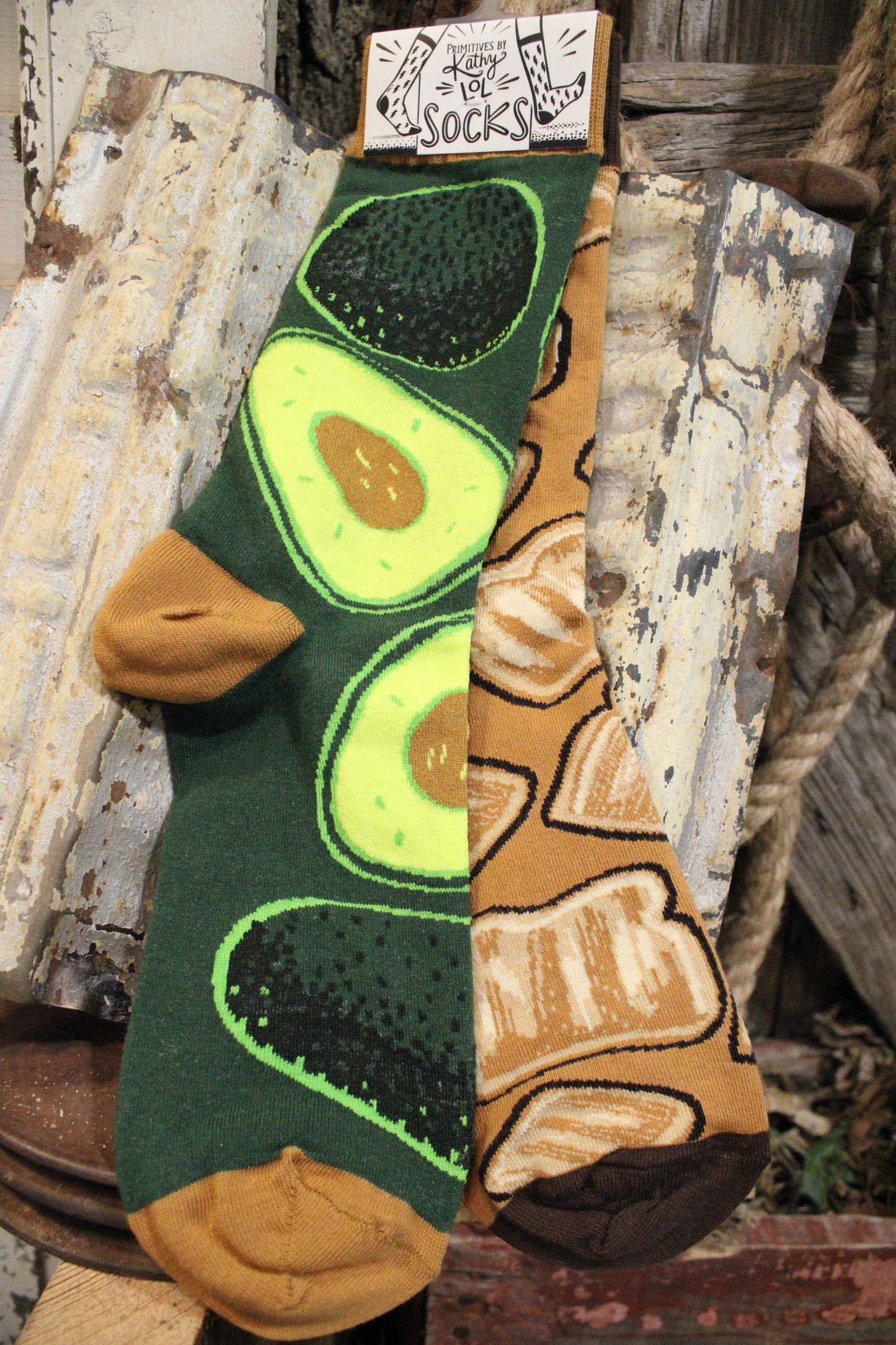 Avocado And Toast Socks
