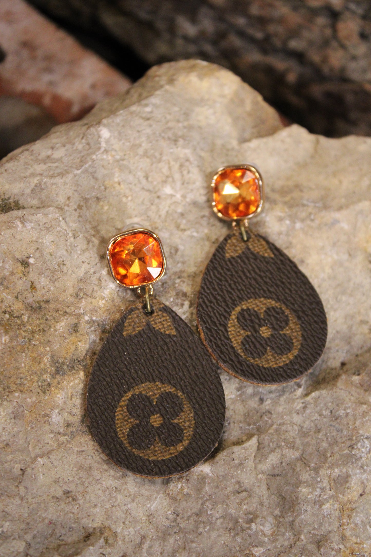 Clementine Cascade Upcycled Earrings