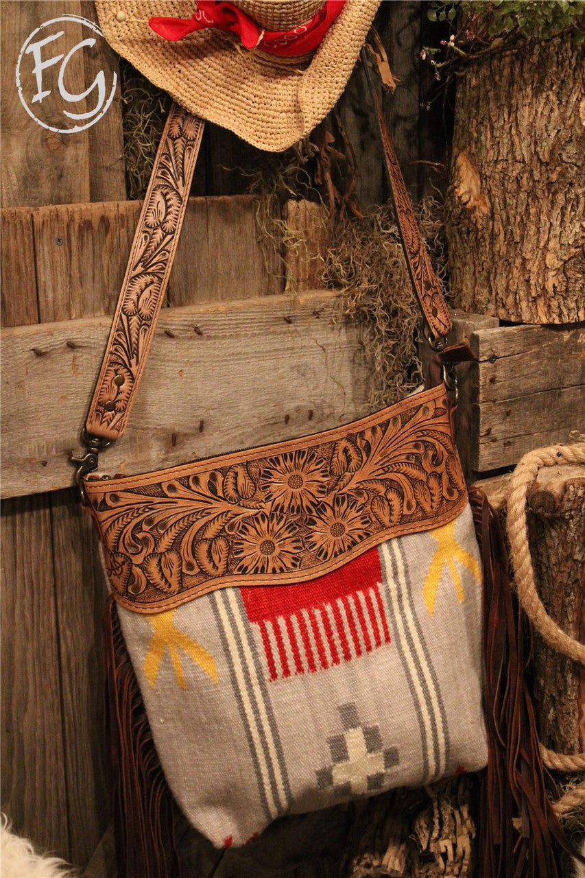 Tapestry Handbag  , Farm Girls Fancy Frills