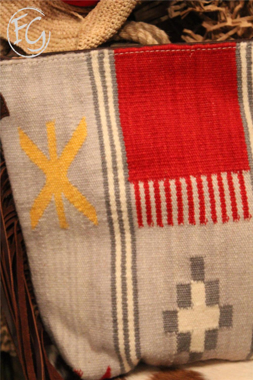 Tapestry Handbag , Farm Girls Fancy Frills