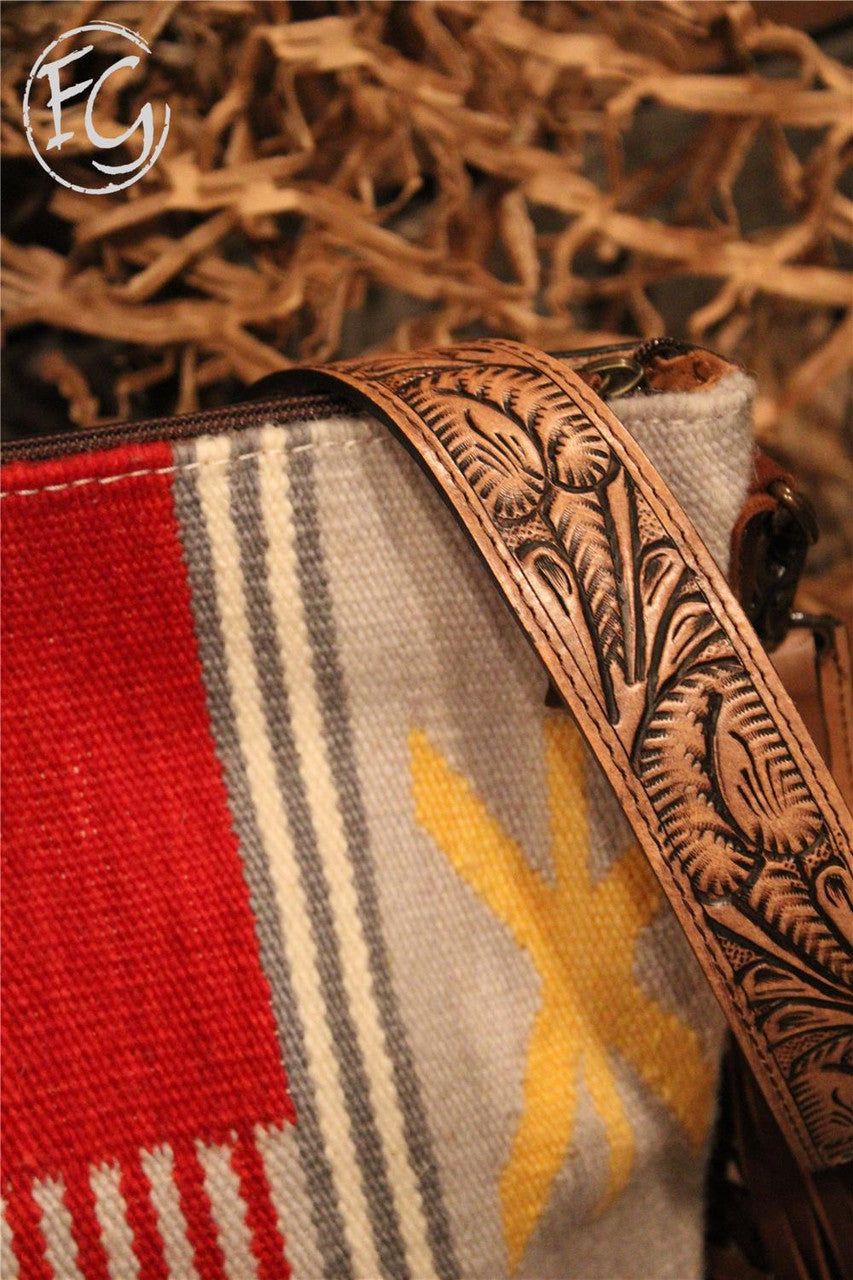 Tapestry Handbag , Farm Girls Fancy Frills