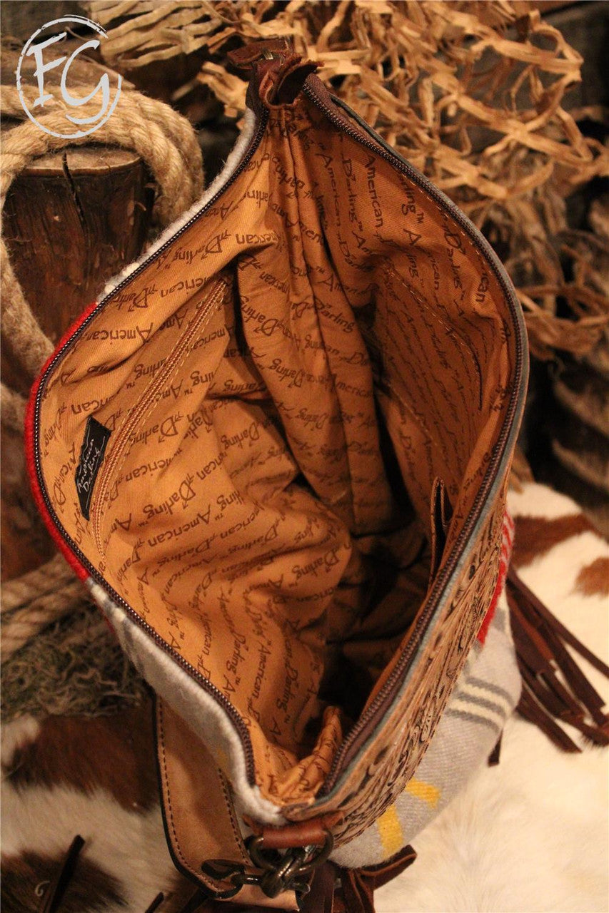 Tapestry Handbag , Farm Girls Fancy Frills