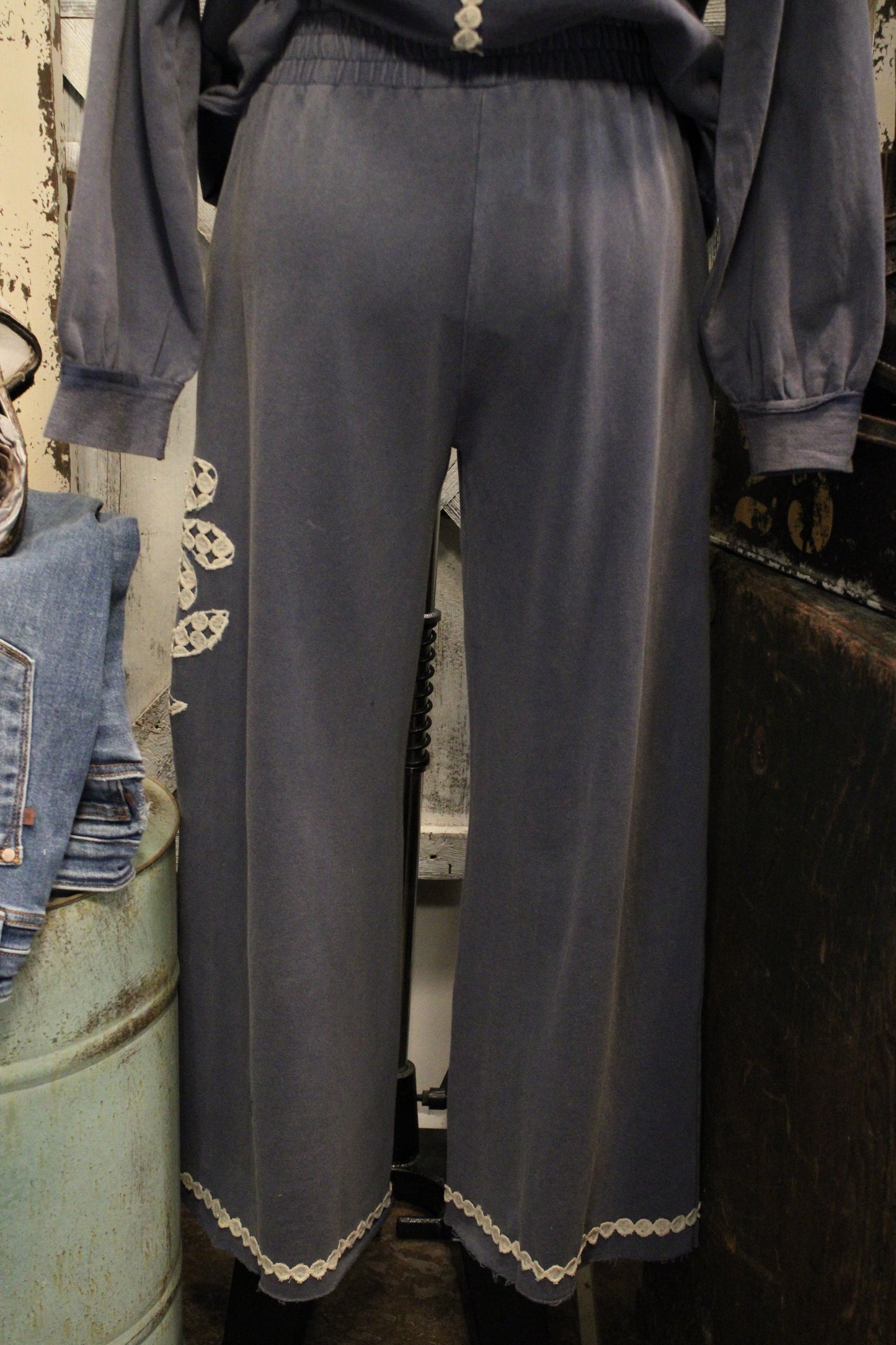 Build Me Up Buttercup Denim Blue Pants