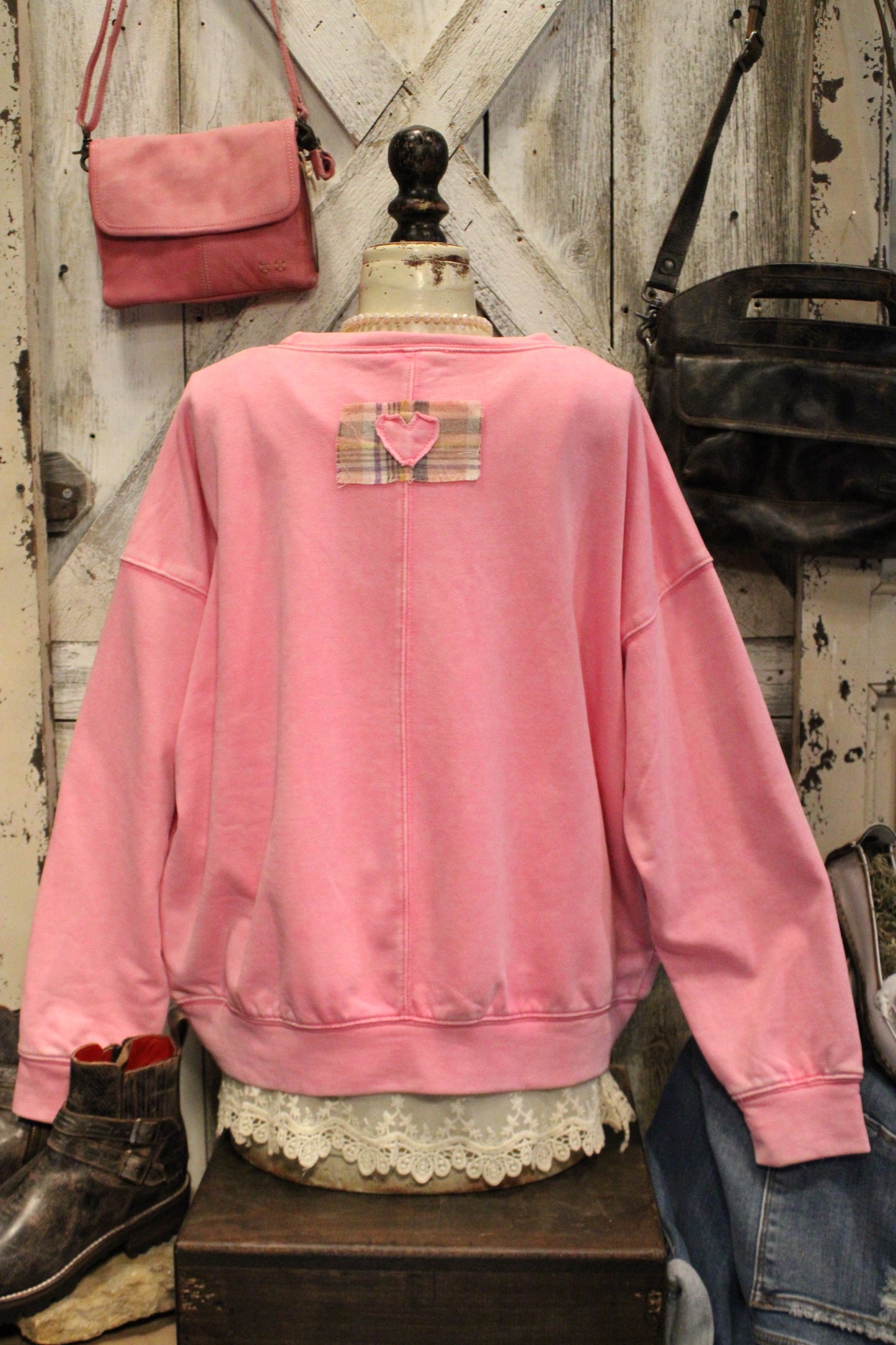 Bubblegum Heartbeat Sweatshirt