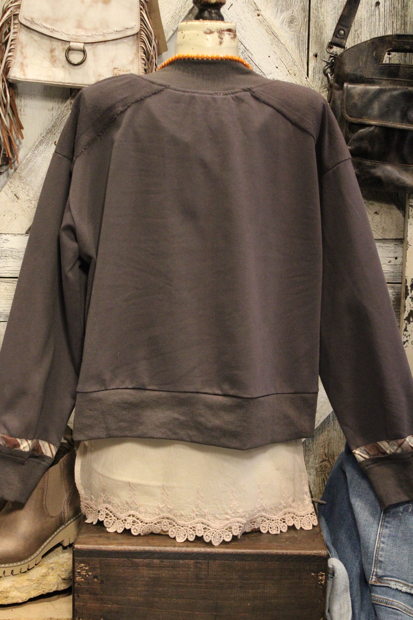 Brown Sugar Button Up Sweater