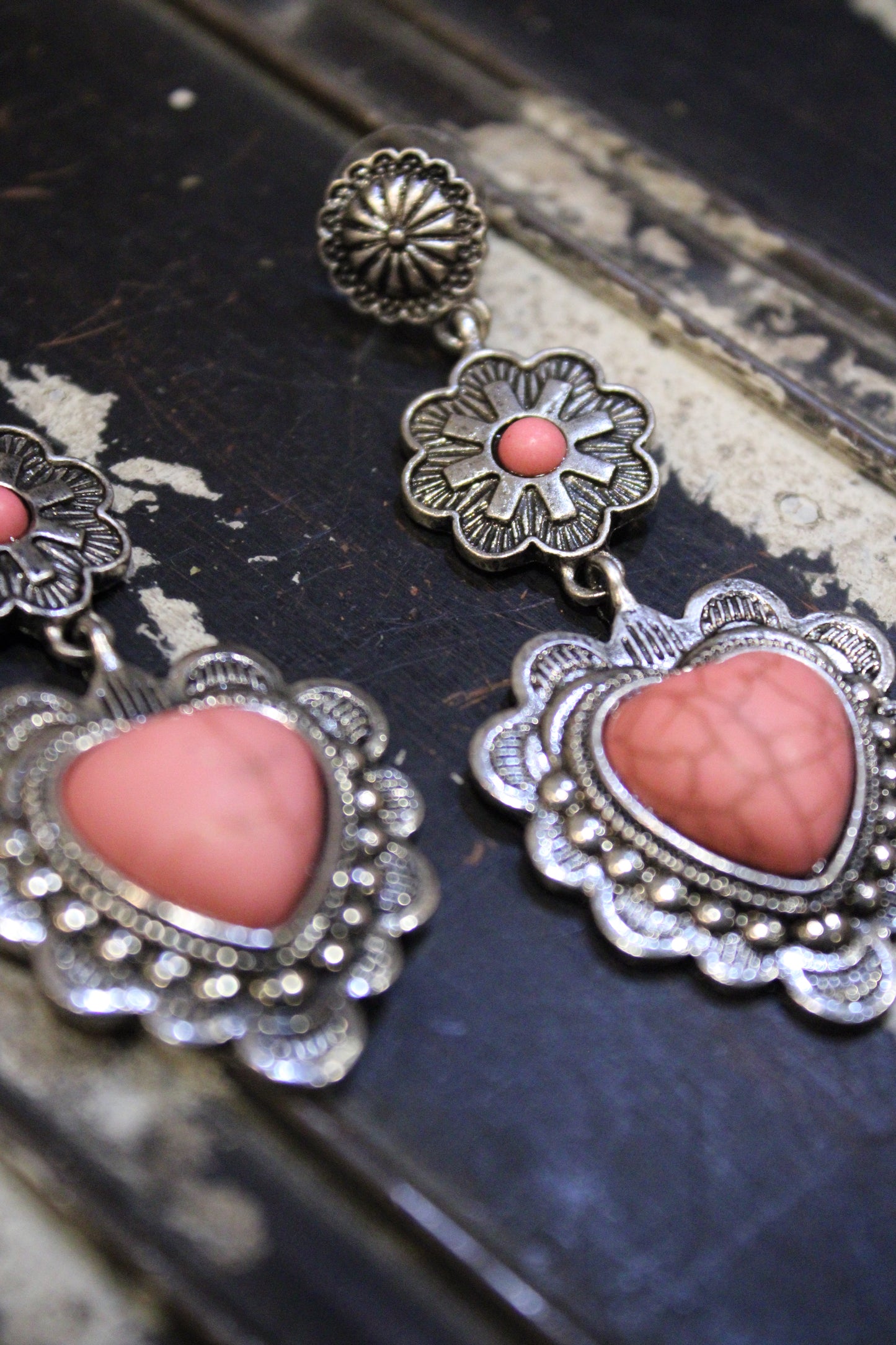 Prairie Promise Heart Earrings