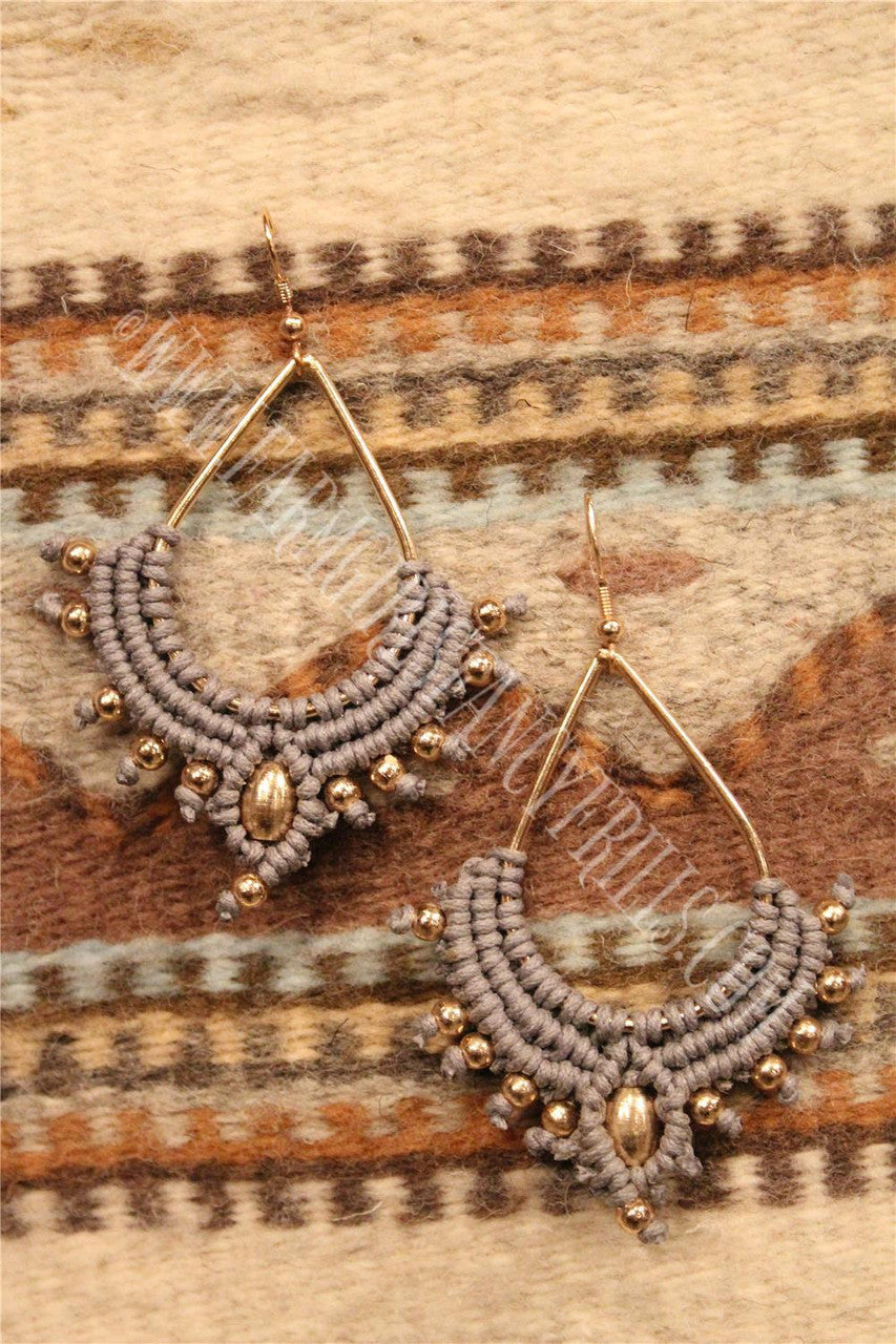 Teardrop Earrings, Farm Girls Fancy Frills