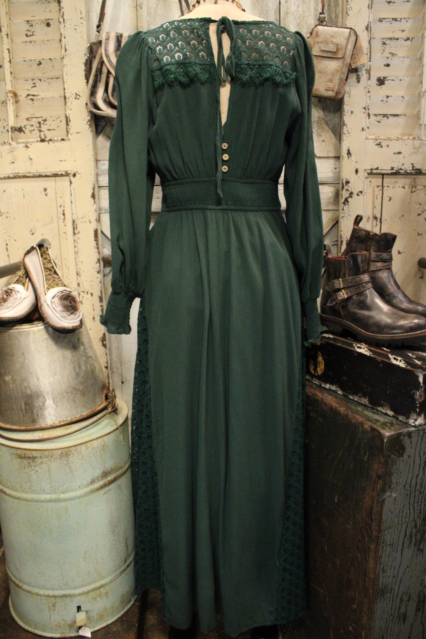 Emerald Enchantment Maxi Dress