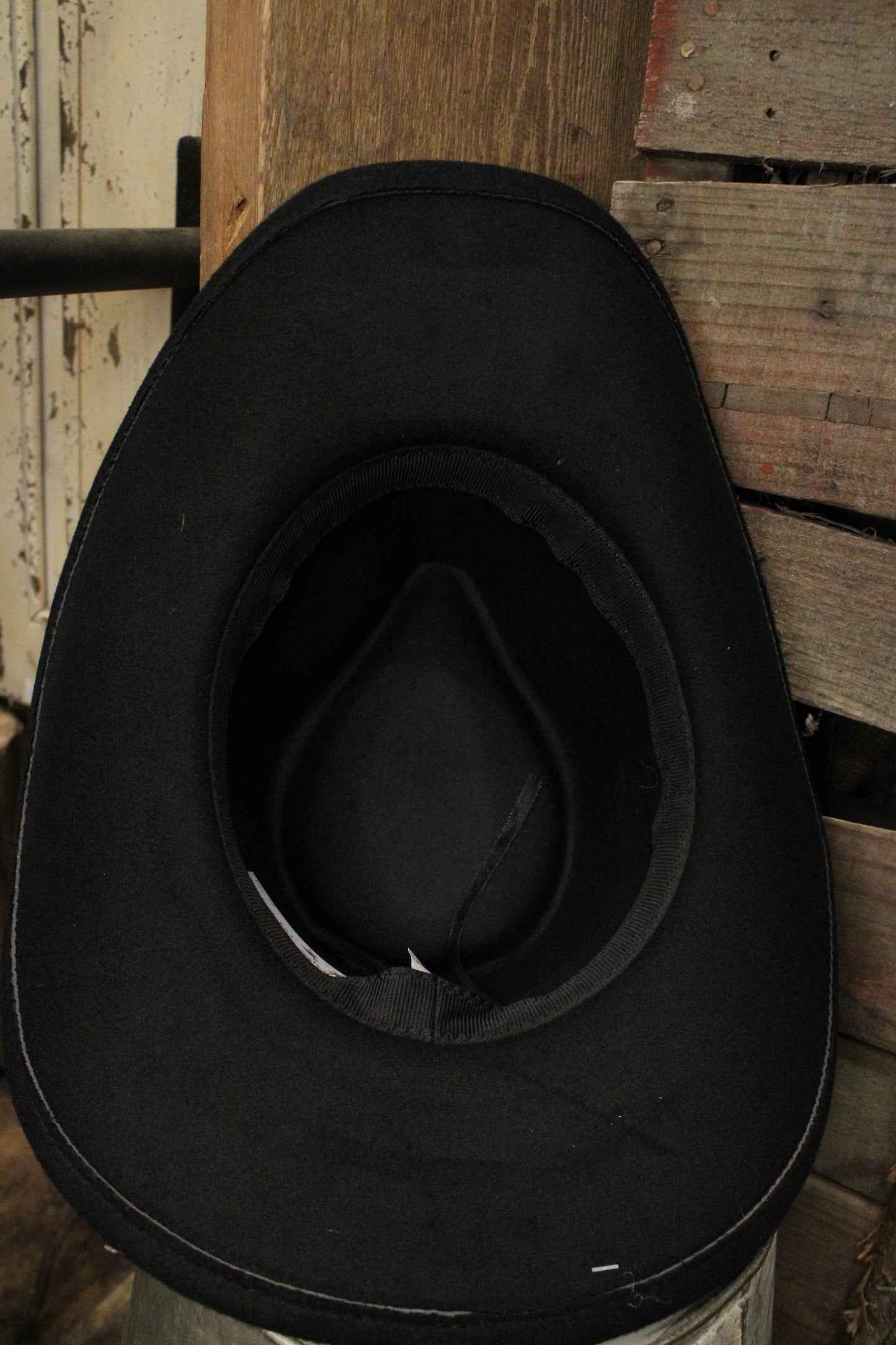 Spurs and Saddles Black Cowgirl Fedora