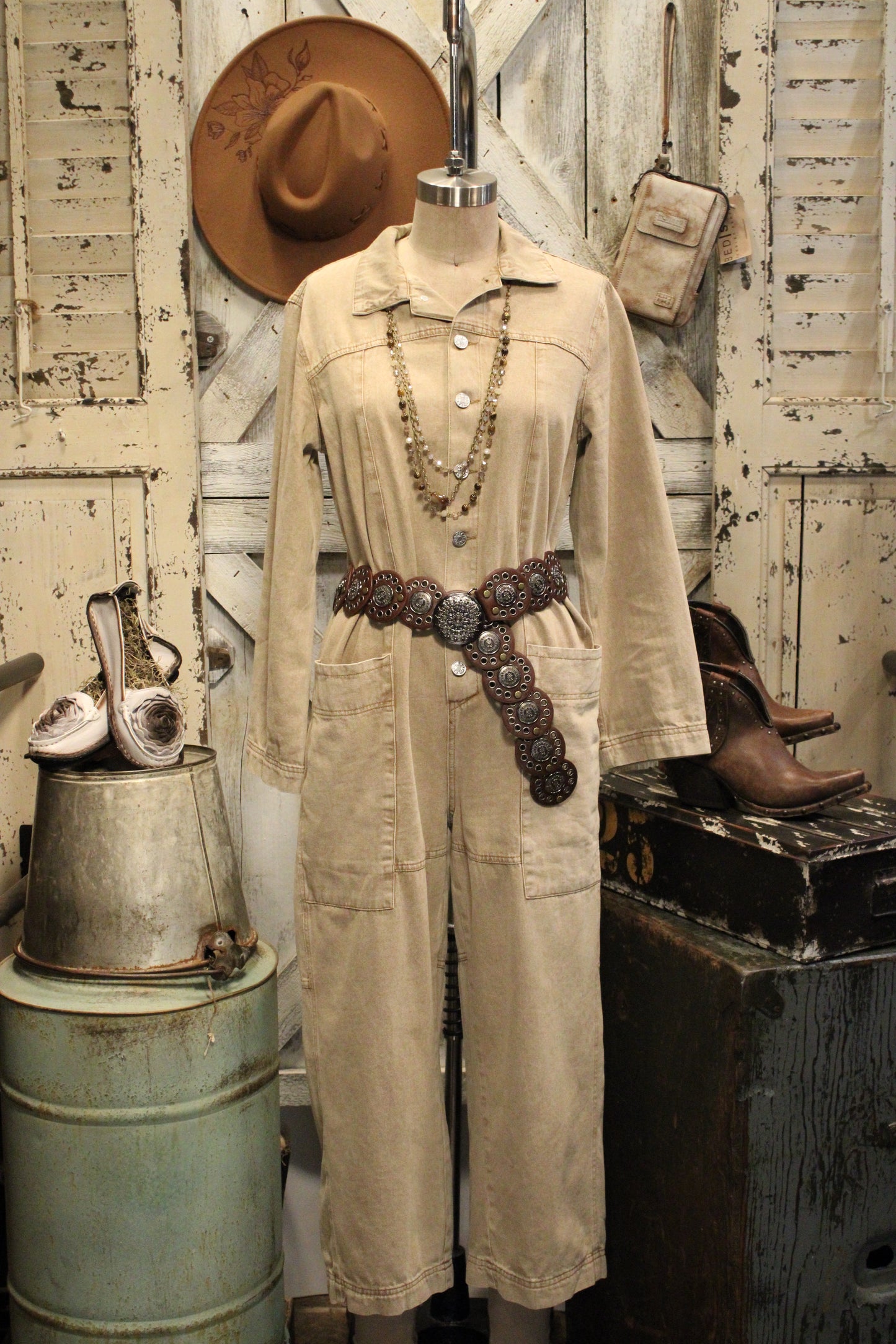 Brown Medallion Belt