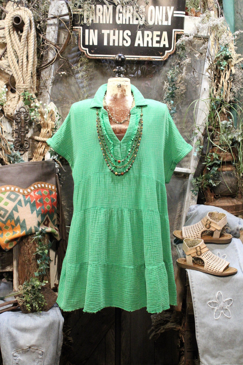 Westland Place Kelly Green Dress L Westland Place Kelly Green Dress L