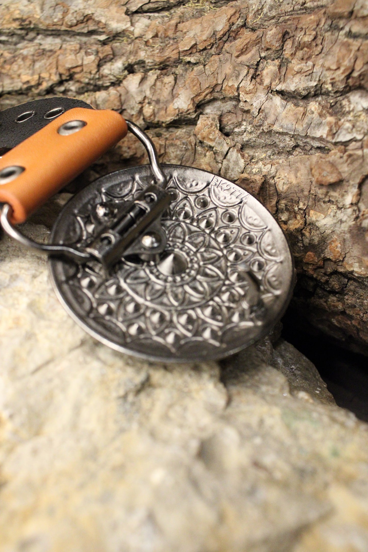 Cognac Medallion Belt