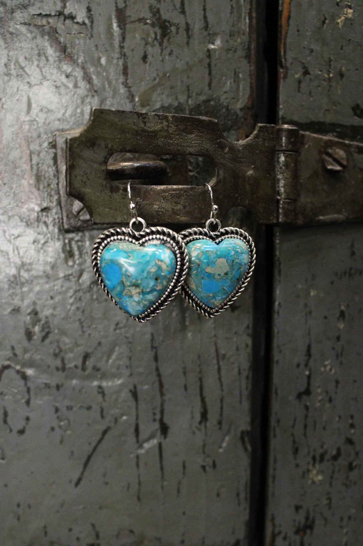Turquoise Love Earrings