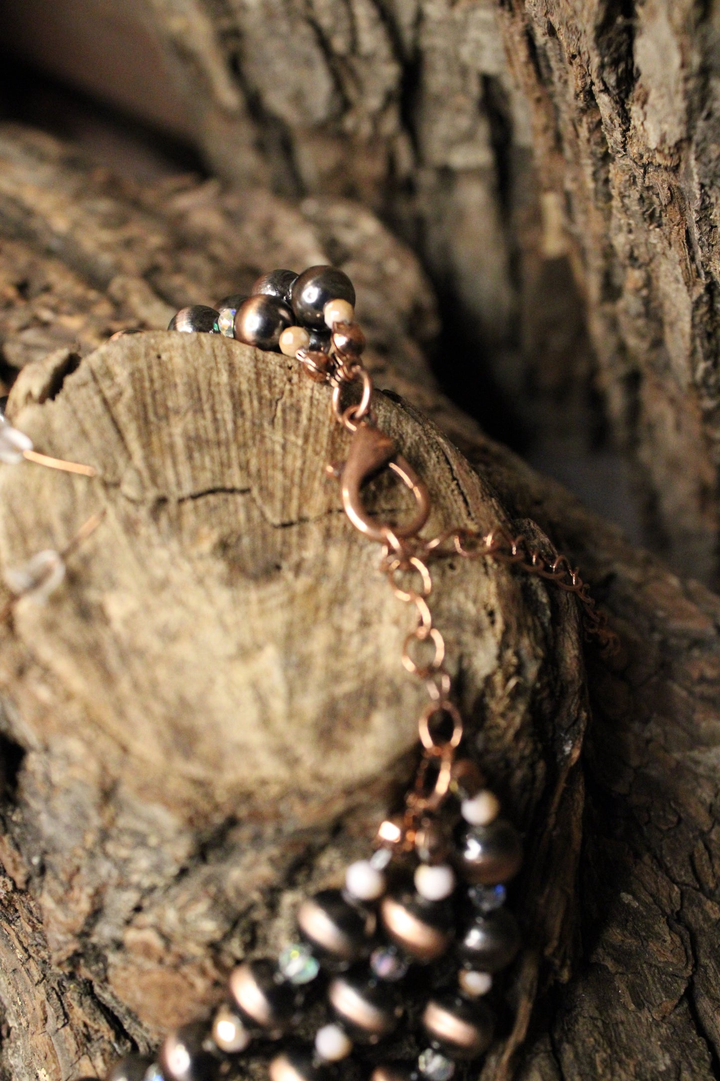 Ivory Horizon Heirloom Necklace and Earring Set