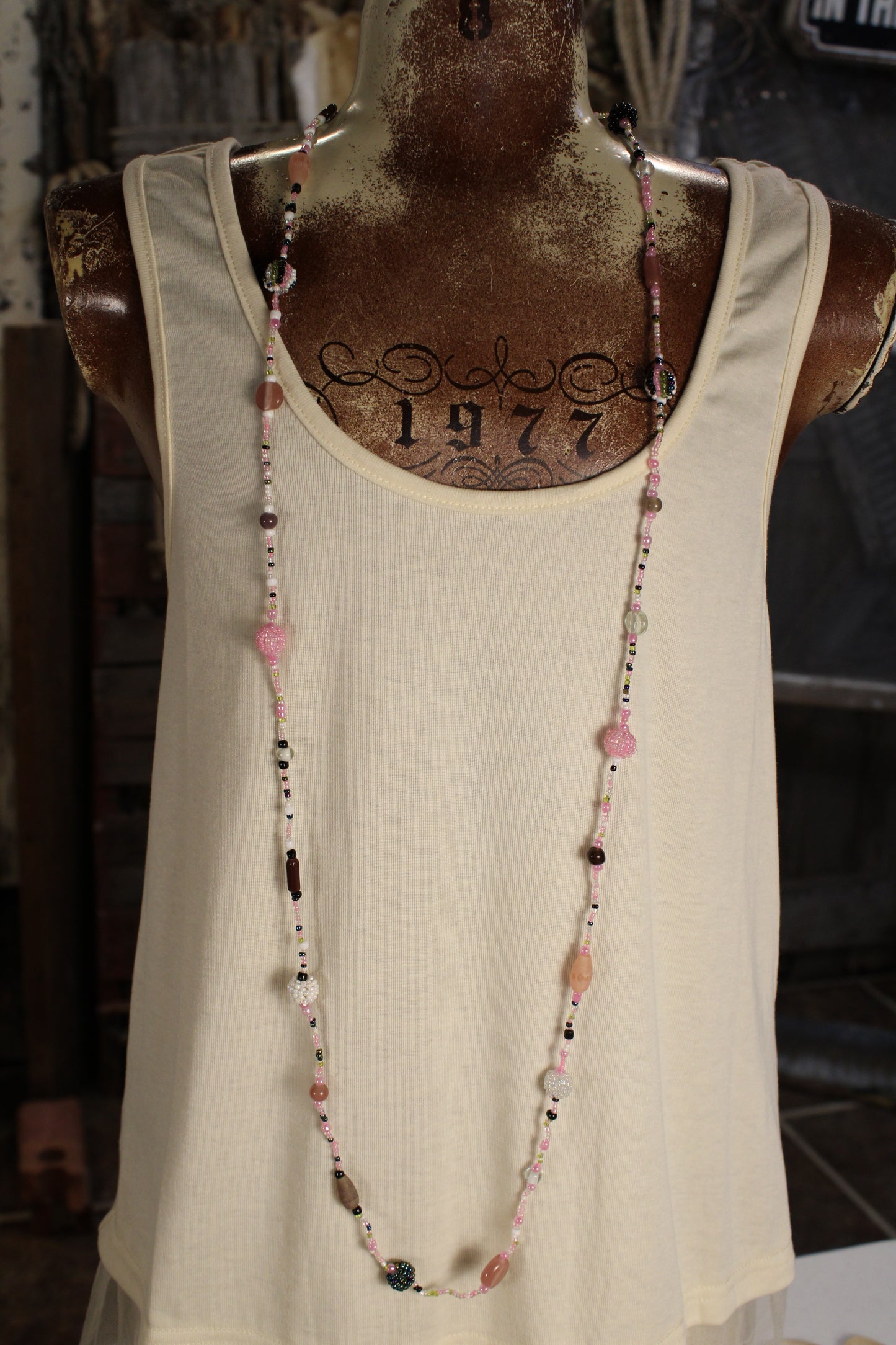 Azalea Bliss Beaded Necklace