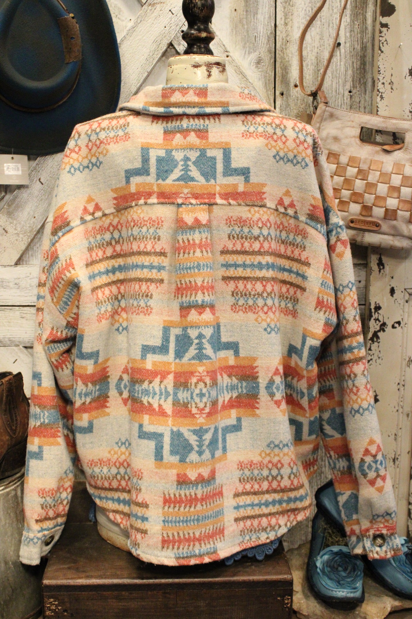 Aztec Canyon Comfort Shacket