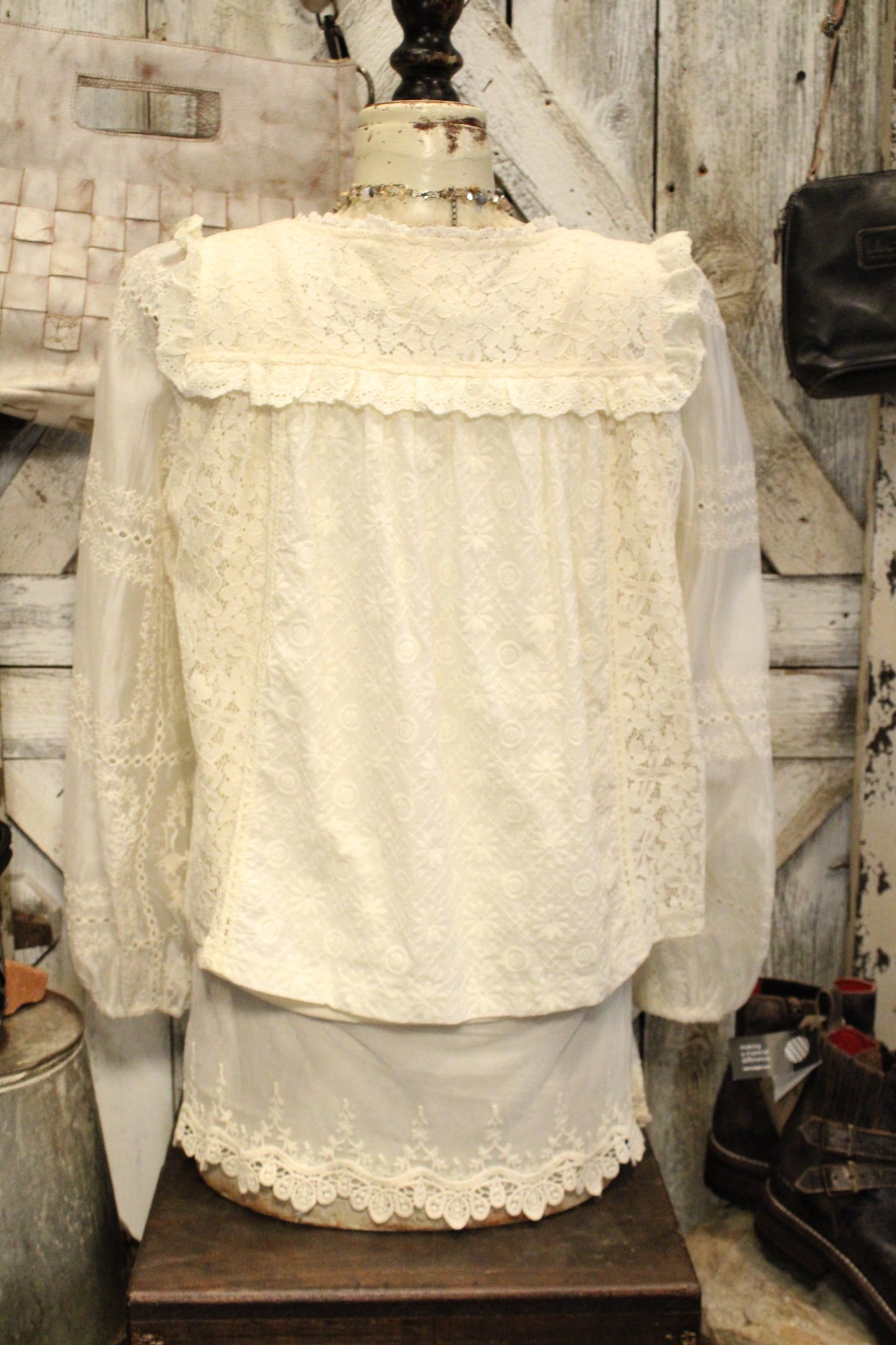 Ivory Grace Lace Top