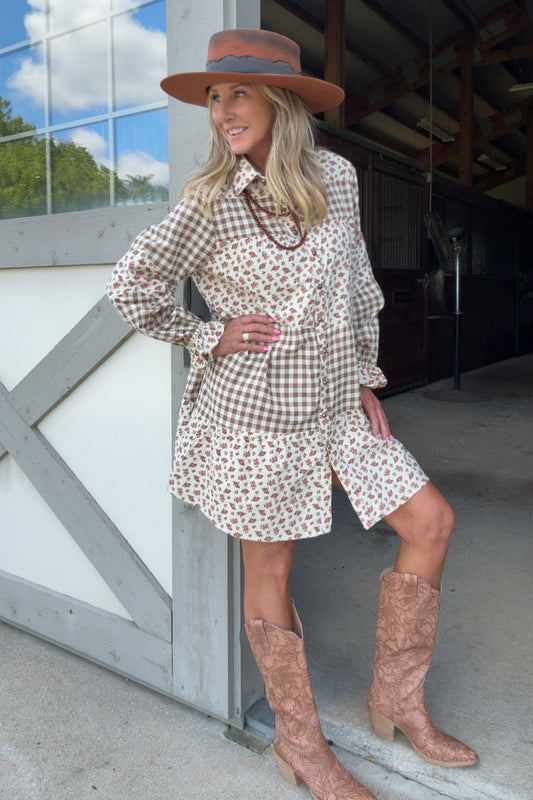 Meadowside Picnic Tiered Dress