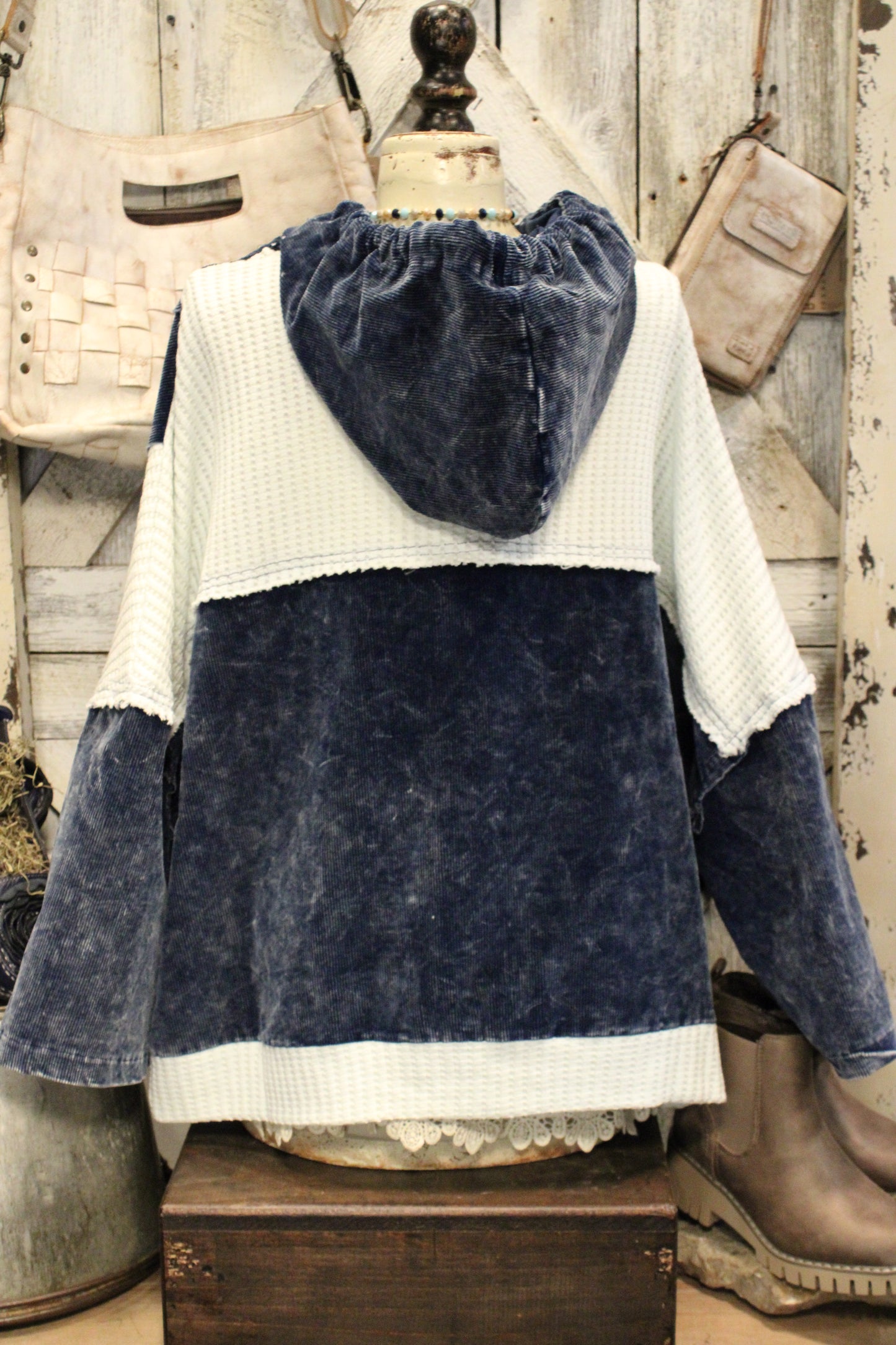 Bluebell Hooded Corduroy Jacket