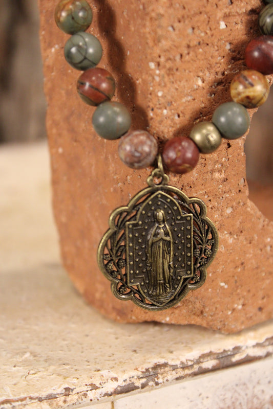 Grounded Faith Earth Tones Bracelet