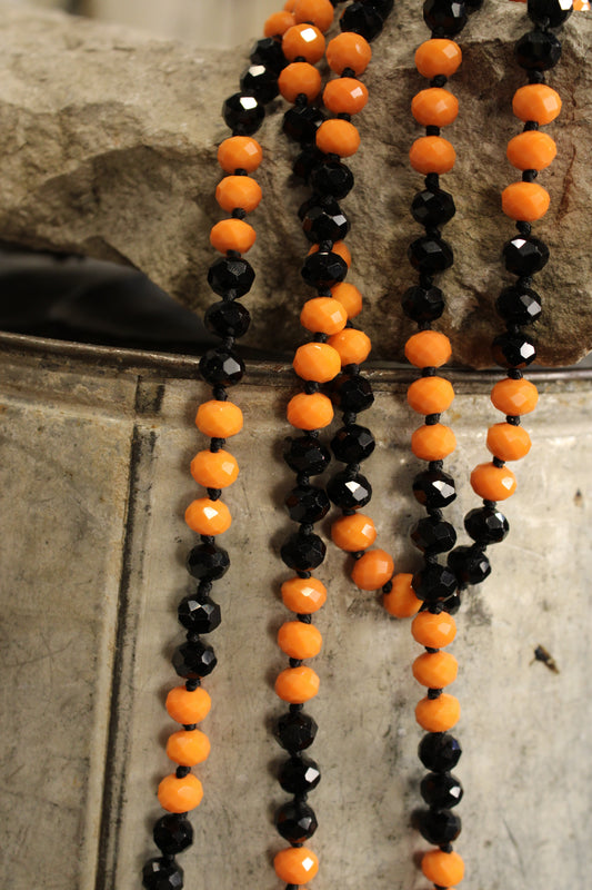 Sparkle And Shine Jack-O'-Lantern Necklace