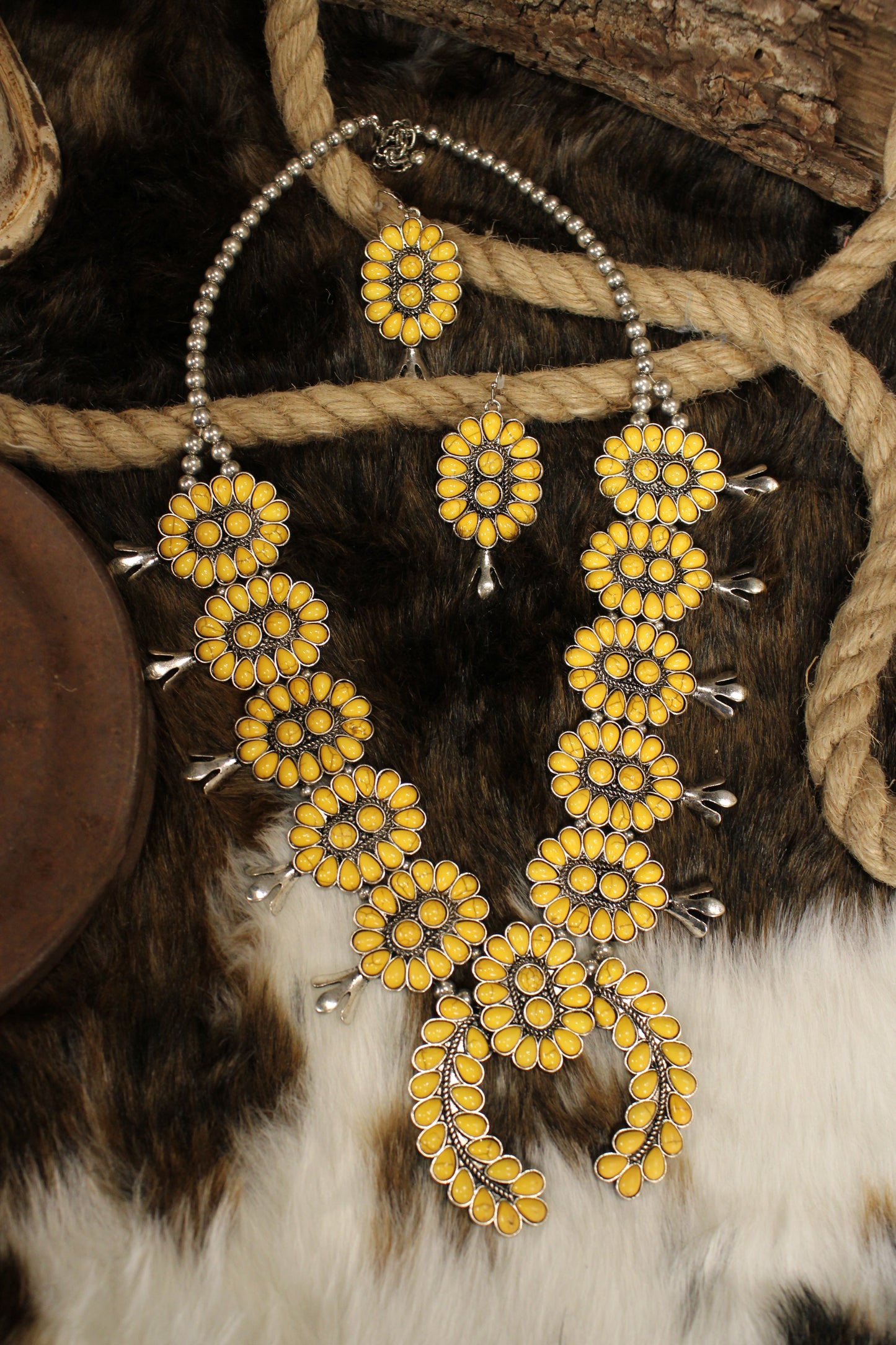 Squash Blossom Sunshine Earrings