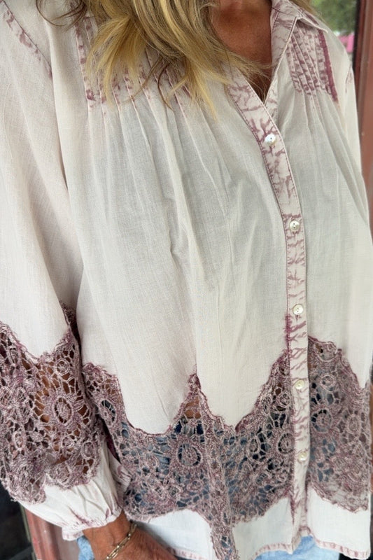Faded Blush Blouse