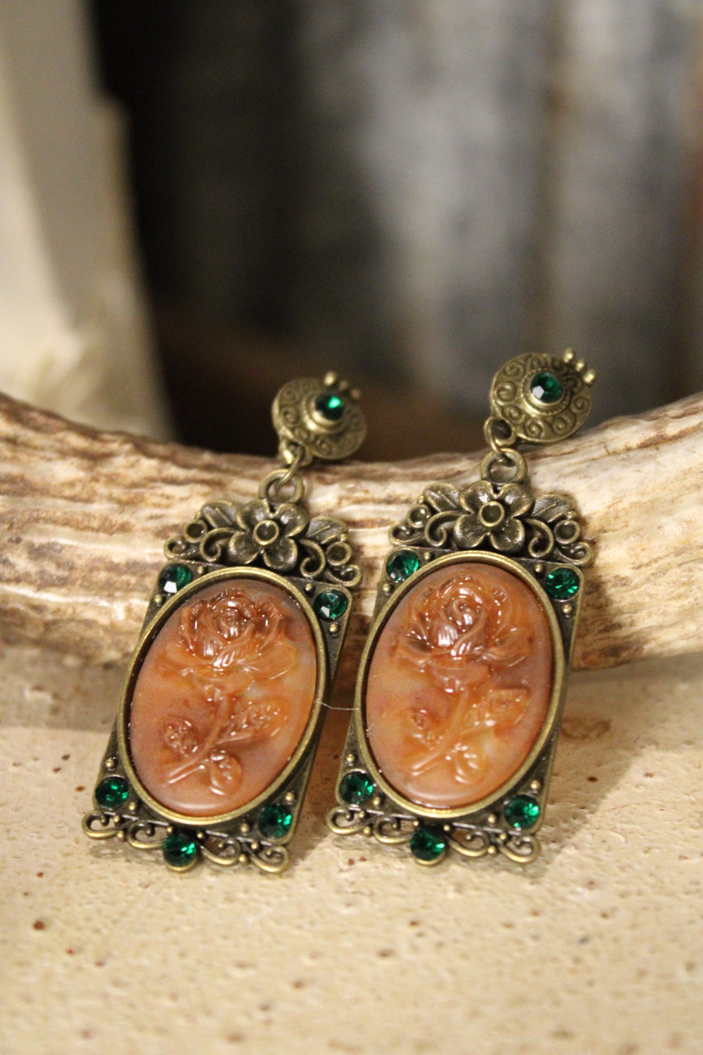 Vintage Flora Dangle Earrings